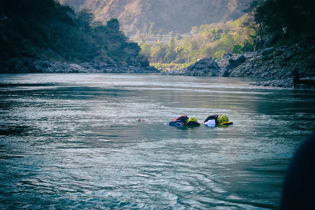 Rafting on the Ganga at Rishikesh